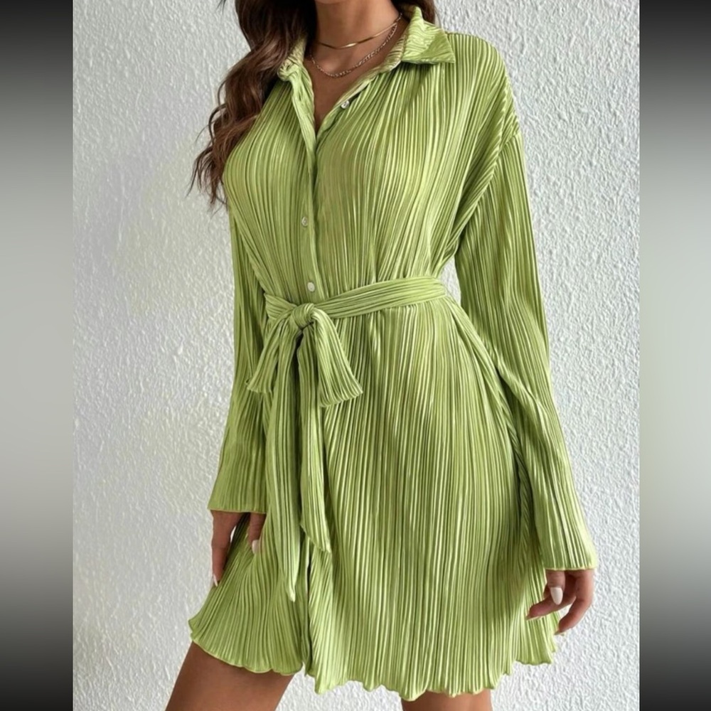 NWOT Button Up long sleeve Dress